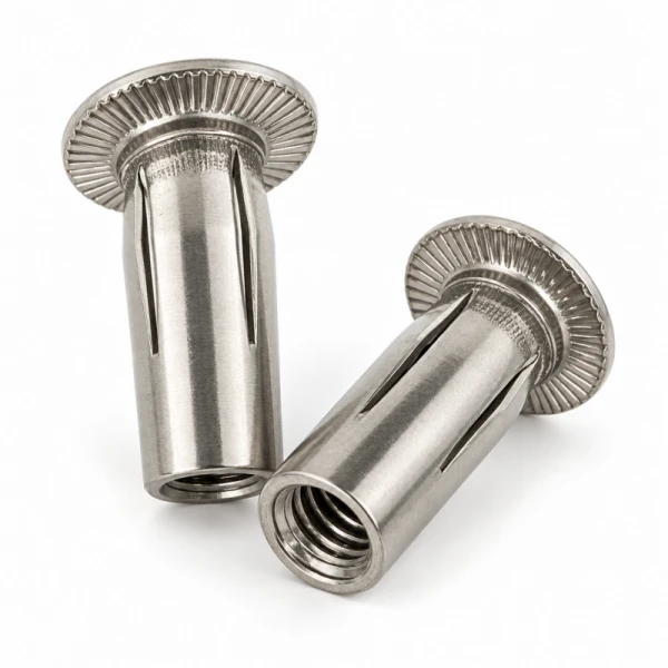 Plusnut: Pre-Bulbed Slotted Body Rivet Nut