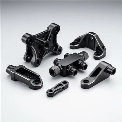 Black Anodized Aluminum Parts